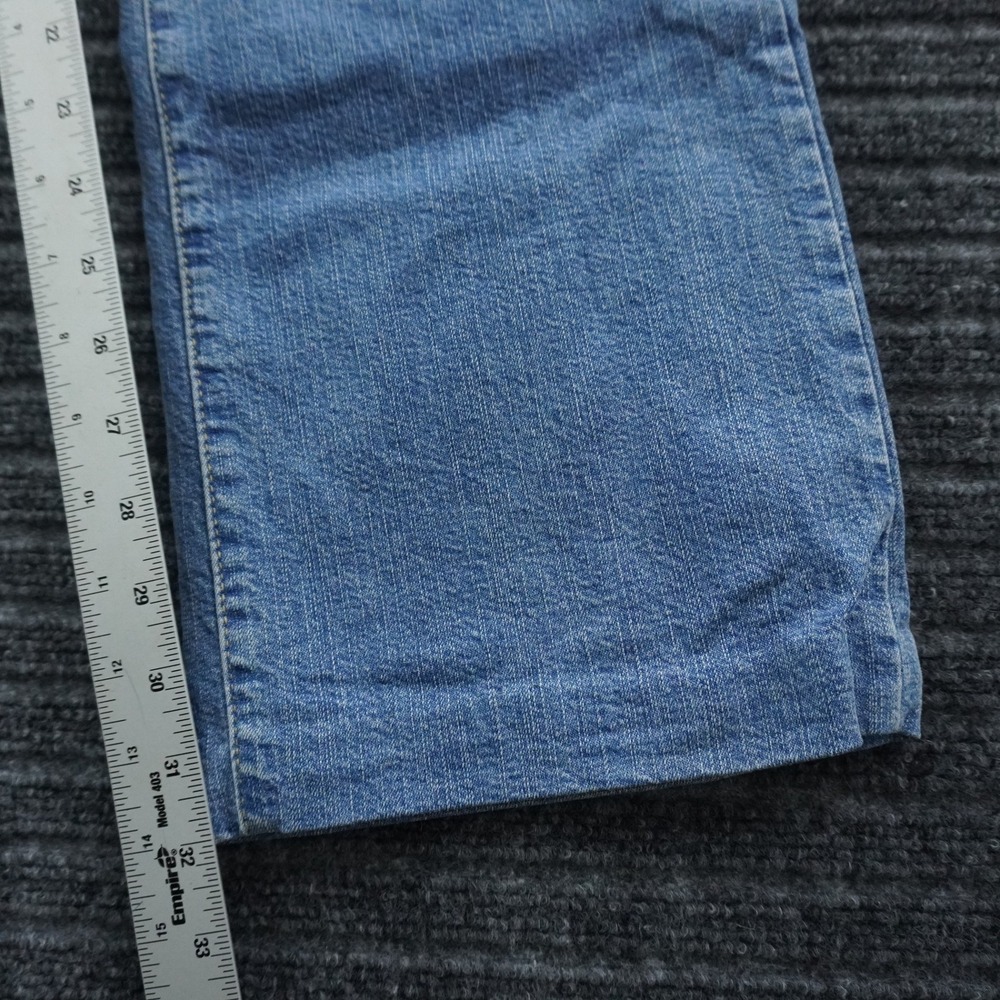 Levi's 550 Relaxed Boot Cut Jeans Womens 12M Blue Medium Wash Stretch Denim - Picture 7 of 13